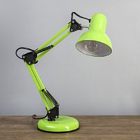 Светильник настольный на подставке Е27 40Вт Зеленый фото Светильник настольный на подставке Е27 40Вт Зеленый картинка